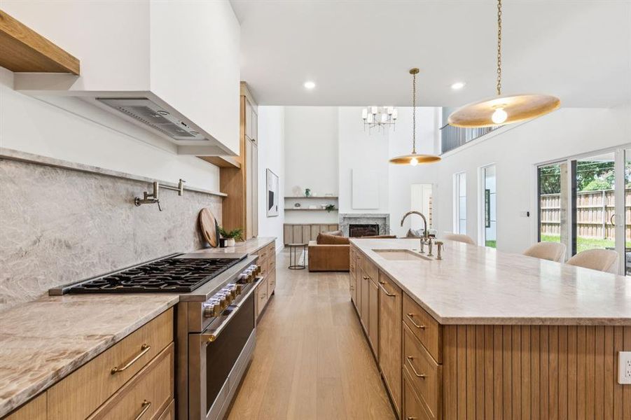Furnished interior view inside a new home in , Dallas (Image 5).