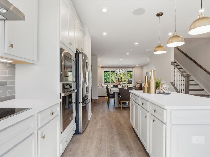 Representative furnished interior of a home built from the Bellamy by Tri Pointe Homes in Bellflower, Charlotte (Image 11).