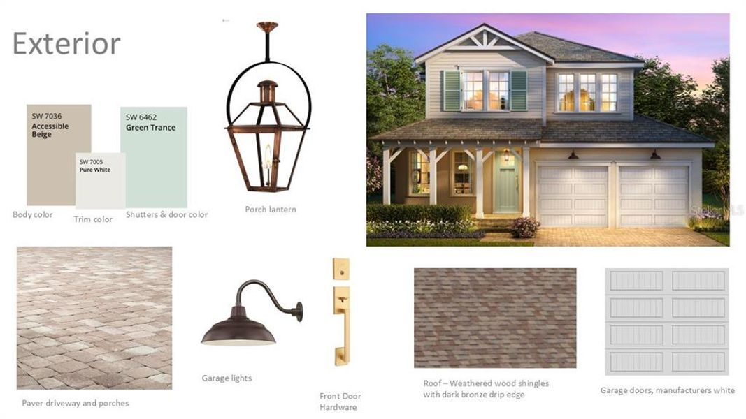 Exterior selections & inspo