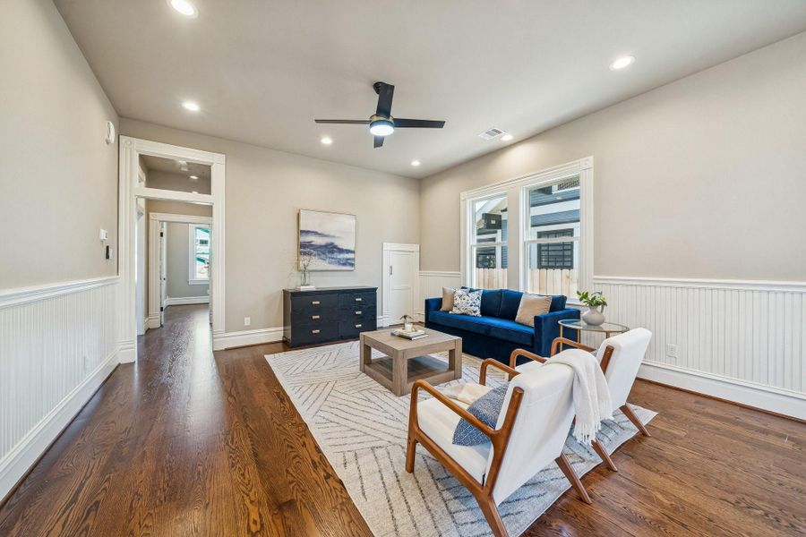 Final look at the Living area, before we head into the Dining space! Final look at the Living area, before we head into the Dining space!