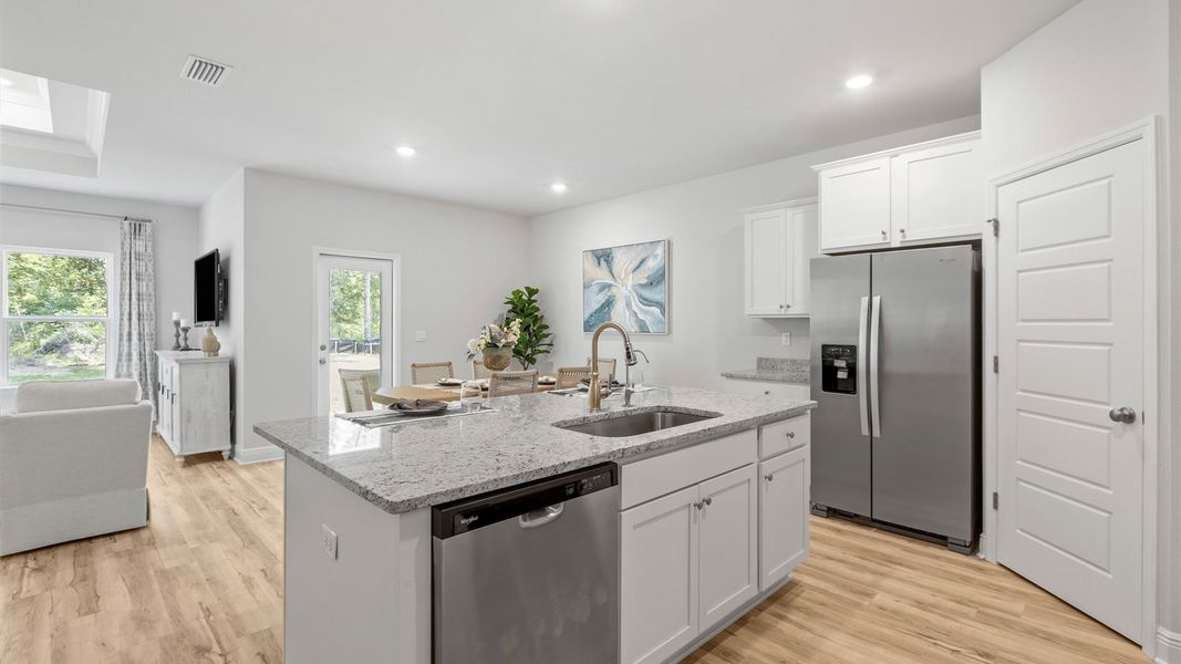 Furnished interior view inside a new home in Pine Dove Estates, Tallahassee (Image 6).
