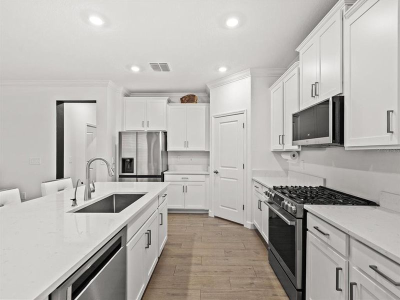 Furnished interior view inside a new home in Southshore Bay Active Adult, Wimauma (Image 20).