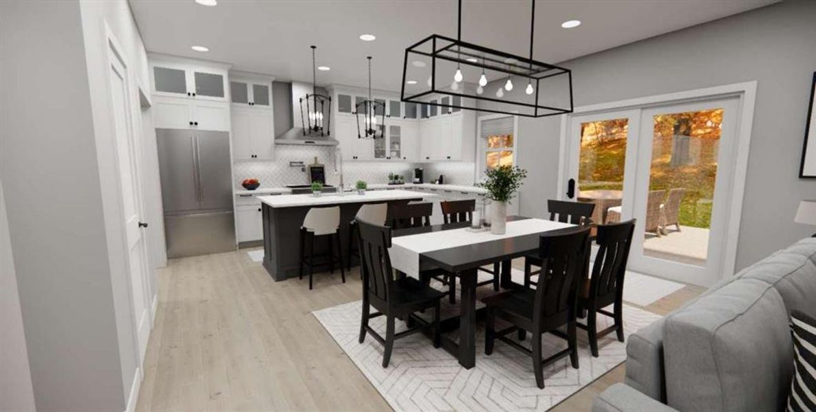 Furnished interior view inside a new home in , Carrollton (Image 32).