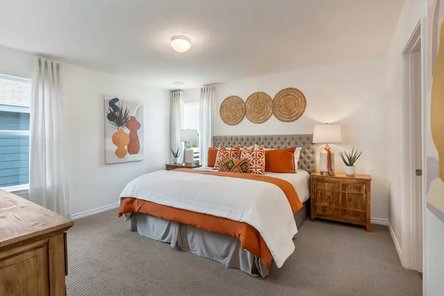 Representative furnished interior of a home built from the 1663 Modeled by KB Home in Spanish Trails Villas, San Antonio (Image 5).