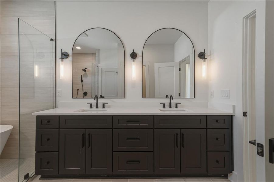 Furnished interior view inside a new home in , Ball Ground (Image 7). Furnished interior view inside a new home in , Ball Ground (Image 7).