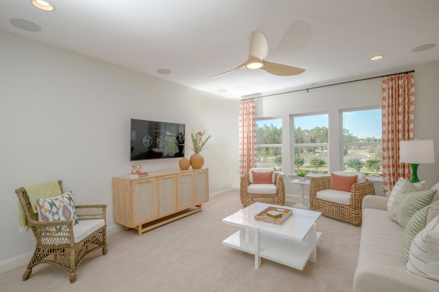 Representative furnished interior of a home built from the Hamilton by Riverside Homes in Amelia National Country Club, Fernandina Beach (Image 42). Representative furnished interior of a home built from the Hamilton by Riverside Homes in Amelia National Country Club, Fernandina Beach (Image 42).