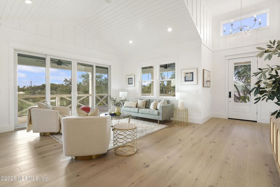 Furnished interior view inside a new home in , St. Augustine (Image 16).