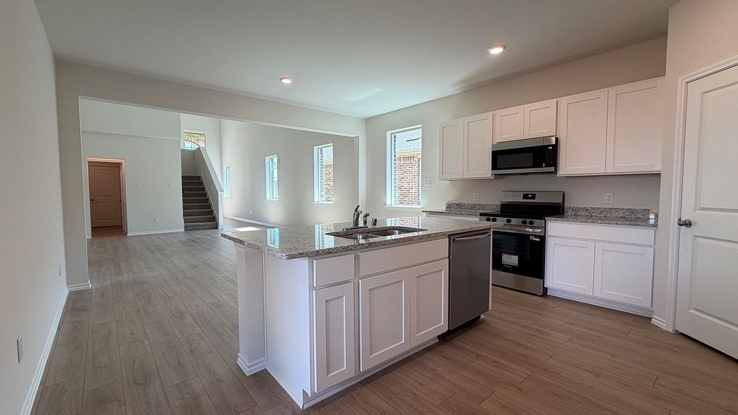 Furnished interior view inside a new home in Wildcat Ranch, Crandall (Image 5).
