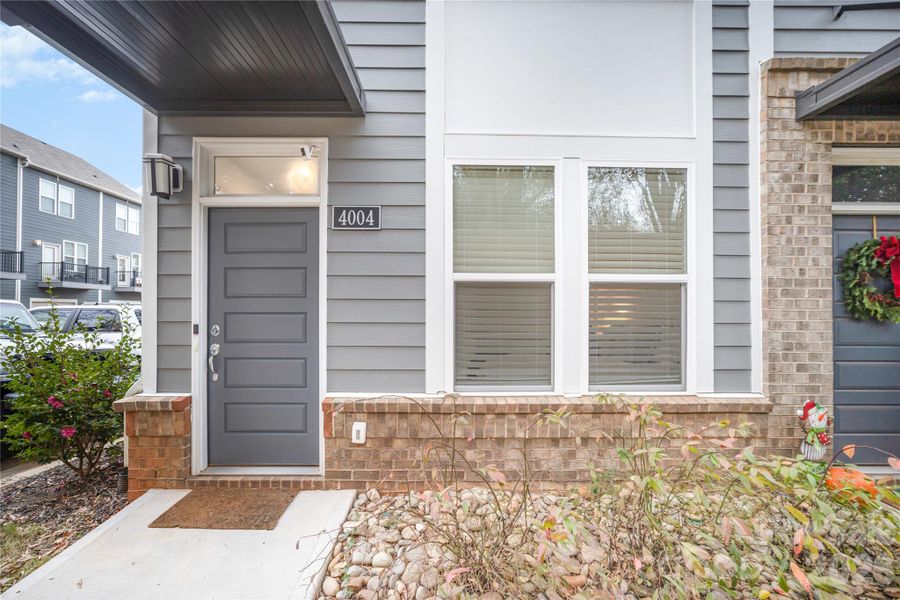 Exterior details and patio area of a home in , Charlotte (Image 18).