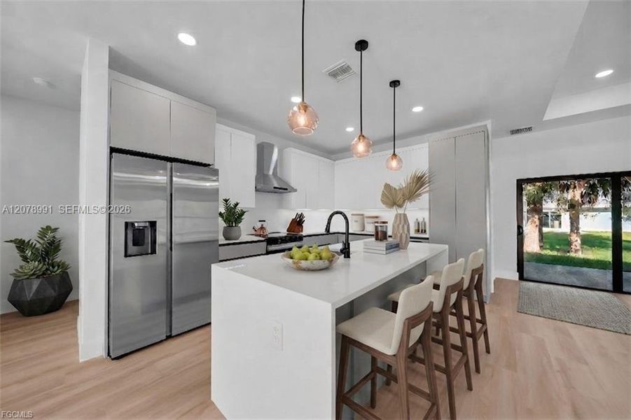 Furnished interior view inside a new home in , North Port (Image 8).