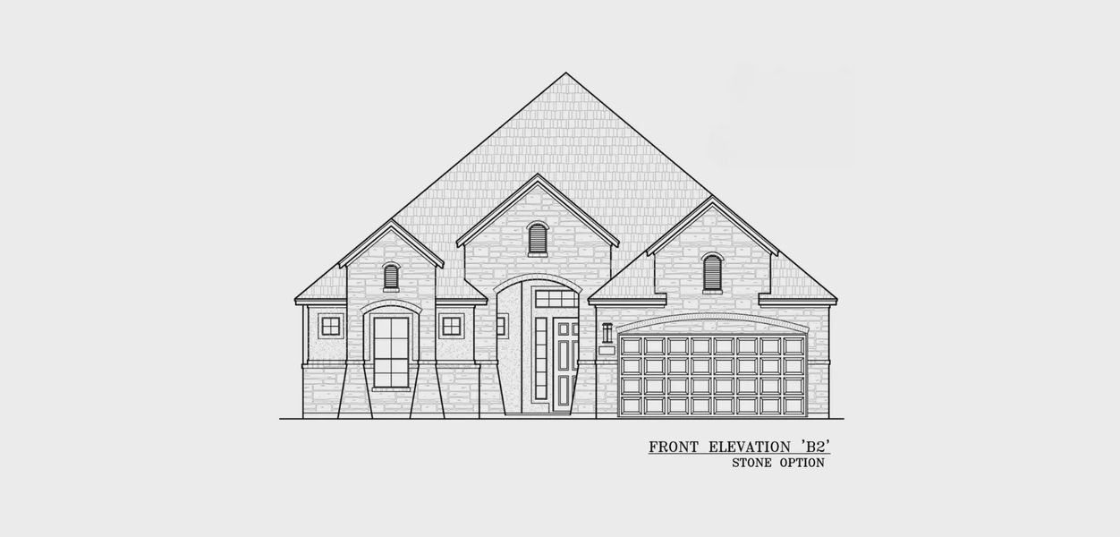 Exterior rendering of this home design in Audubon, Magnolia, TX (Image 3).