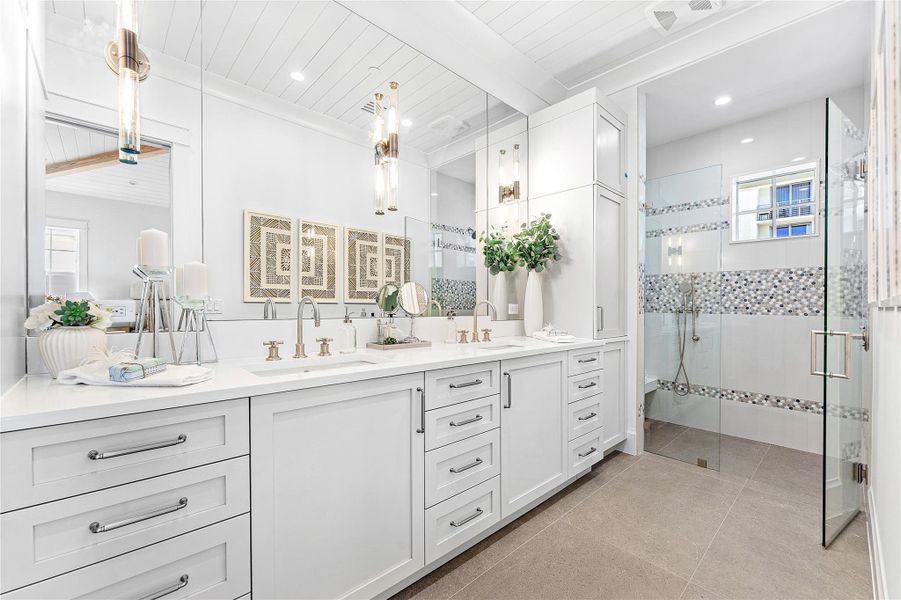 Furnished interior view inside a new home in , Delray Beach (Image 12).