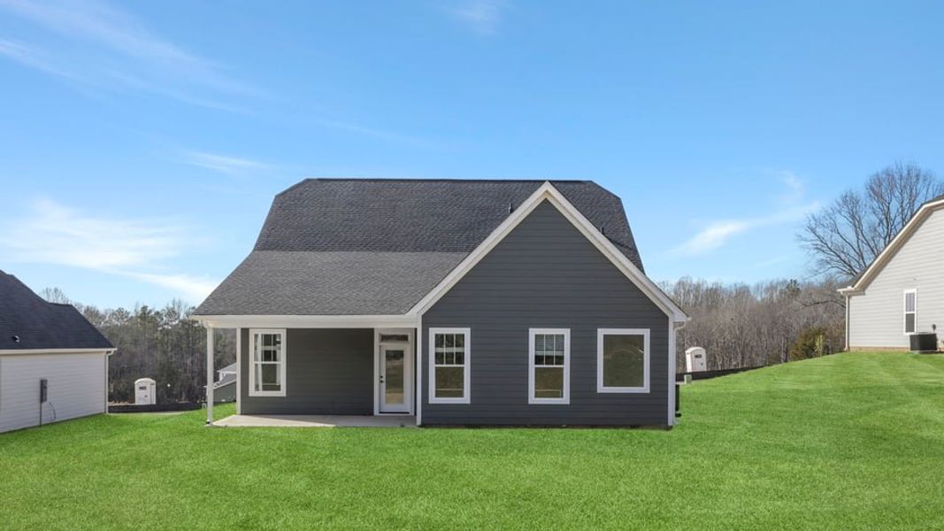 Exterior details and patio area of a home in Arrowood Acres, Enoree (Image 3). Exterior details and patio area of a home in Arrowood Acres, Enoree (Image 3).