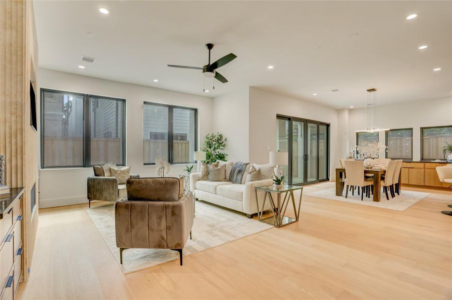View as you enter the home. With first-floor living, you'll appreciate the function of this floor plan, along with capabilities to stay in the home for the long haul.