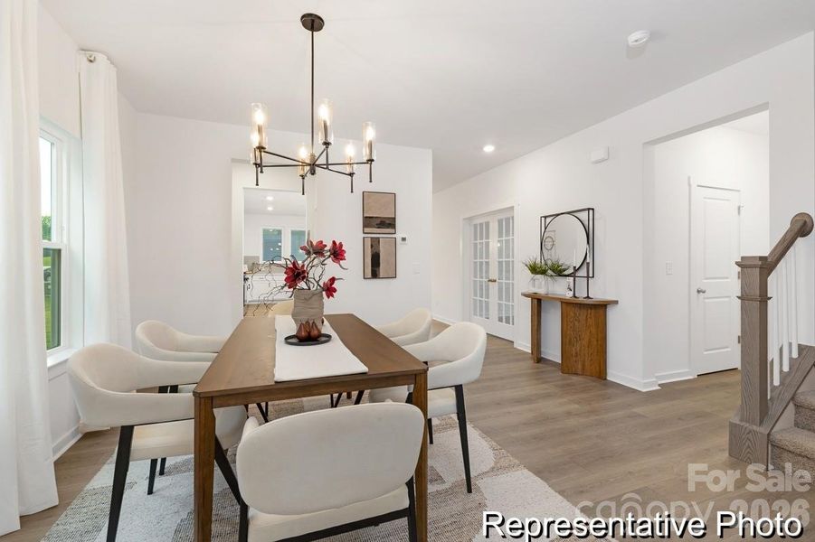 Furnished interior view inside a new home in Morrow Brook, Albemarle (Image 7).
