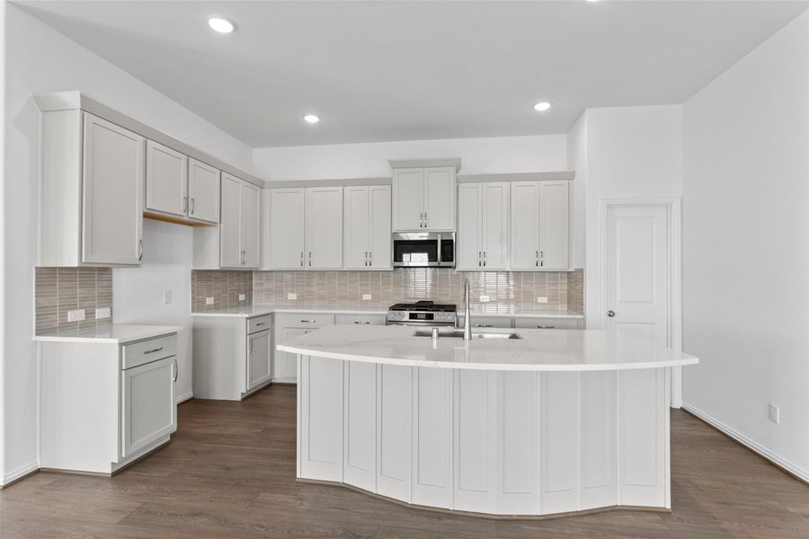 Furnished interior view inside a new home in Beamer Villas, Friendswood (Image 7).