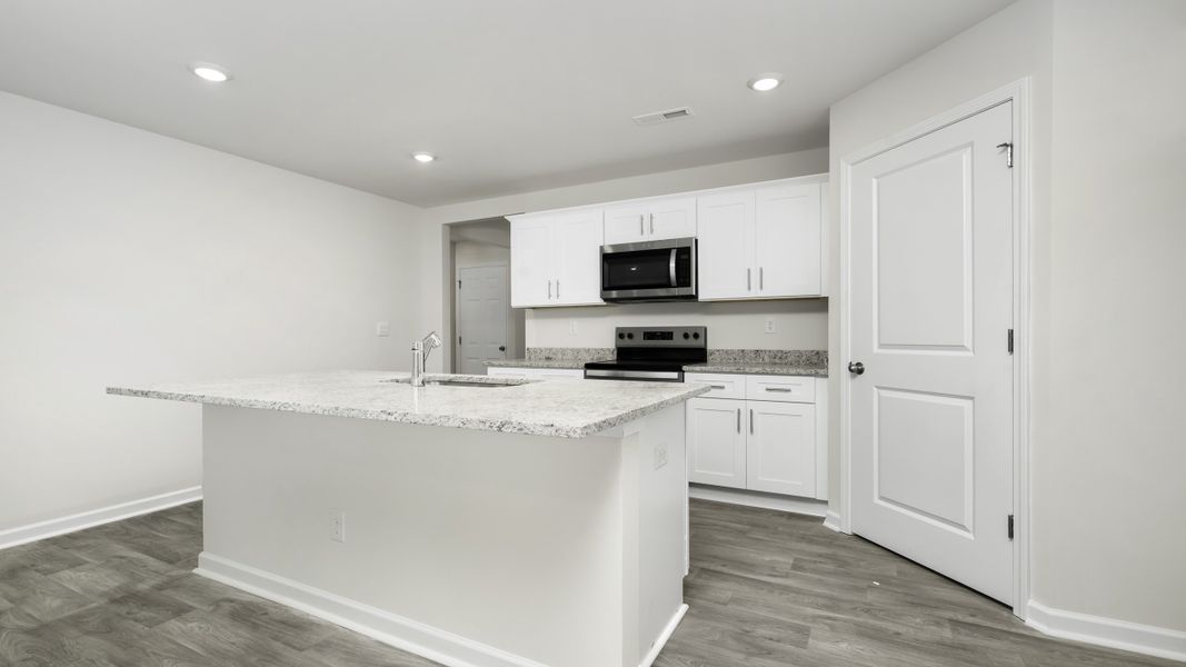 Furnished interior view inside a new home in Owens Ridge, Lexington (Image 3). Furnished interior view inside a new home in Owens Ridge, Lexington (Image 3).