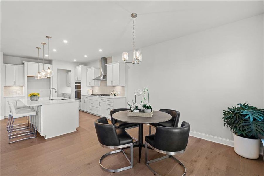 Furnished interior view inside a new home in Sierra Creek, Hoschton (Image 49).