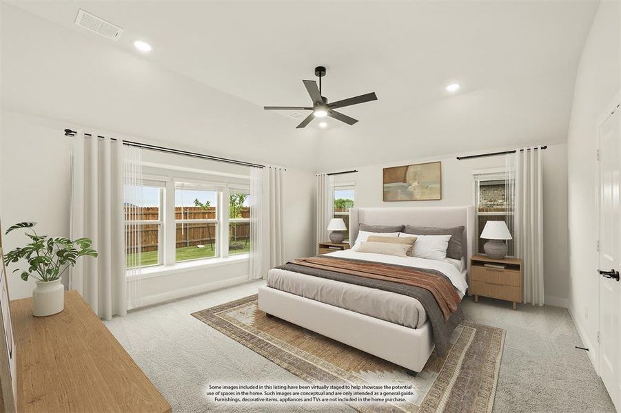 Furnished interior view inside a new home in The Retreat at North Grove 60, Waxahachie (Image 18). Furnished interior view inside a new home in The Retreat at North Grove 60, Waxahachie (Image 18).