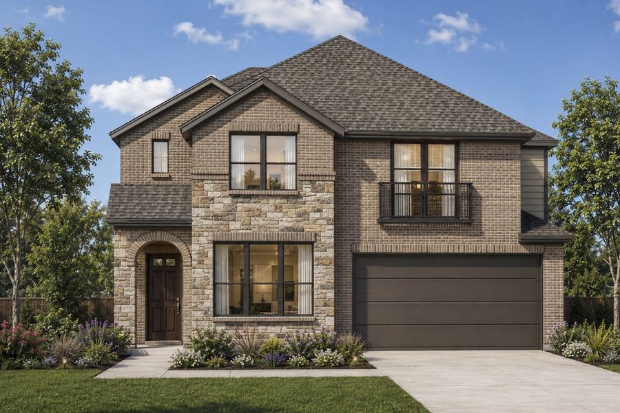 Representative exterior photo of a completed home built from the The Ivywood by Lillian Custom Homes in Anna Ranch, Anna, TX (Image 2). Representative exterior photo of a completed home built from the The Ivywood by Lillian Custom Homes in Anna Ranch, Anna, TX (Image 2).