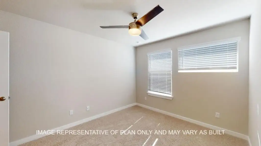 Representative unfurnished interior of a home built from the Baxtor by D.R. Horton in Wildwood Estates, Nolanville (Image 17).