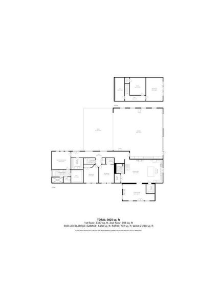 2D floor plan layout of this home in , Yoakum, TX (Image 3).