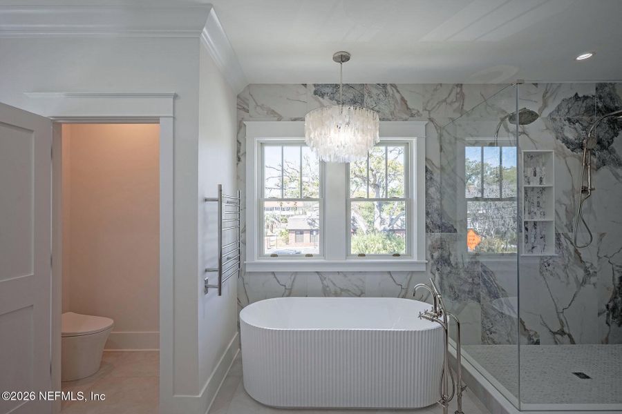 Furnished interior view inside a new home in , Jacksonville (Image 63).