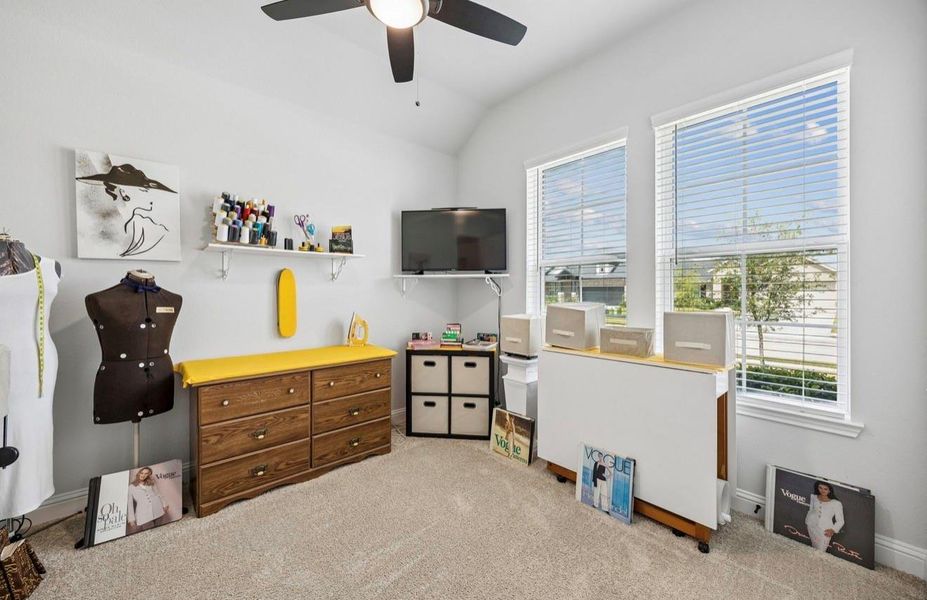 Furnished interior view inside a new home in Mavera, Conroe (Image 20).