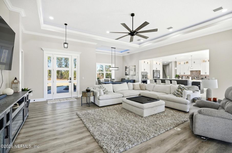 Furnished interior view inside a new home in , Palm Coast (Image 6). Furnished interior view inside a new home in , Palm Coast (Image 6).