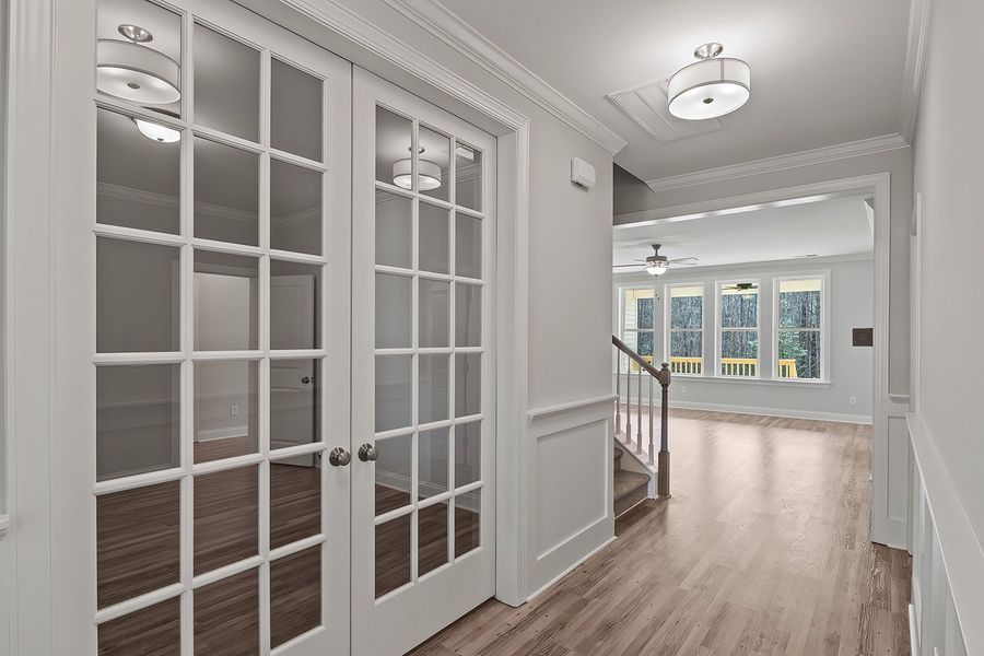 Representative unfurnished interior of a home built from the The Bradley by RobuckHomes in Baylee Ridge, Selma (Image 27). Representative unfurnished interior of a home built from the The Bradley by RobuckHomes in Baylee Ridge, Selma (Image 27).
