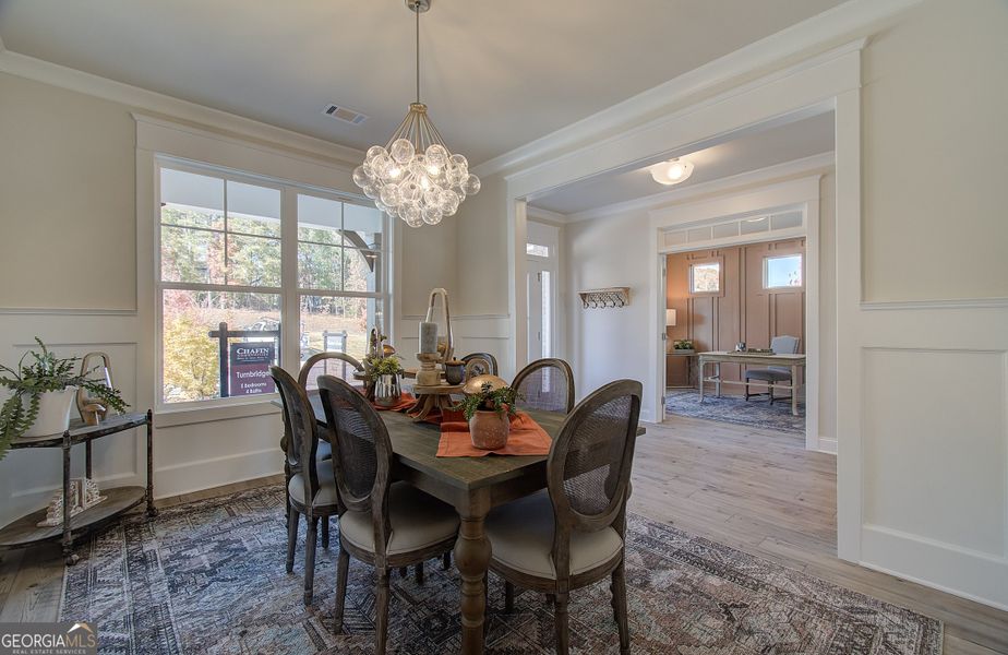 Furnished interior view inside a new home in Mallard’s Landing, Jefferson (Image 7).