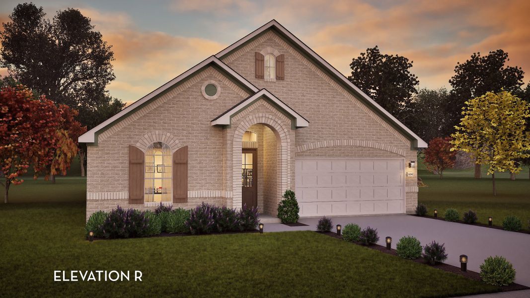 Representative exterior photo of a completed home built from the Glenwood by CastleRock Communities in La Terra, Celina, TX (Image 2).