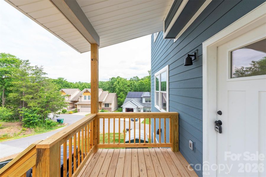 Large front porch