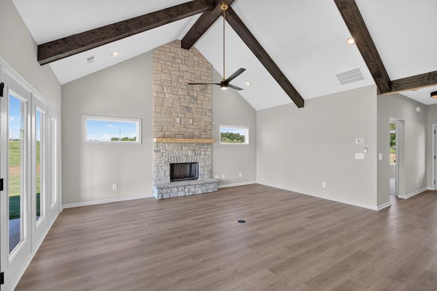 Spacious, unfurnished interior of a new home in Veal Meadows, Roopville (Image 36). Spacious, unfurnished interior of a new home in Veal Meadows, Roopville (Image 36).