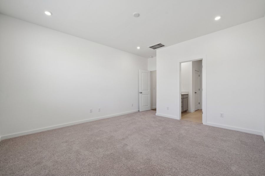 A room with white walls. A room with white walls.