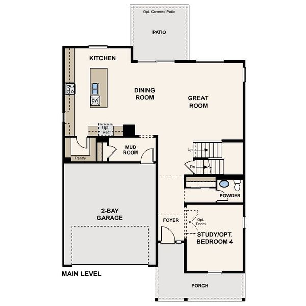 2D floor plan layout of this home in Parkdale Commons, Lafayette, CO (Image 2). 2D floor plan layout of this home in Parkdale Commons, Lafayette, CO (Image 2).