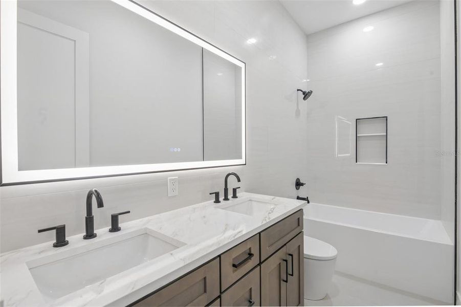 Furnished interior view inside a new home in , Tarpon Springs (Image 19). Furnished interior view inside a new home in , Tarpon Springs (Image 19).