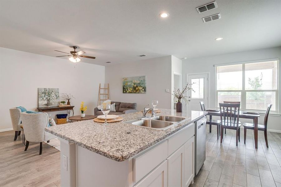 Furnished interior view inside a new home in , Fort Worth (Image 7).