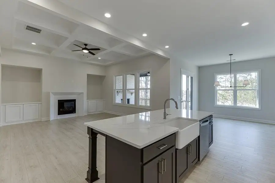 Furnished interior view inside a new home in , Buford (Image 11).
