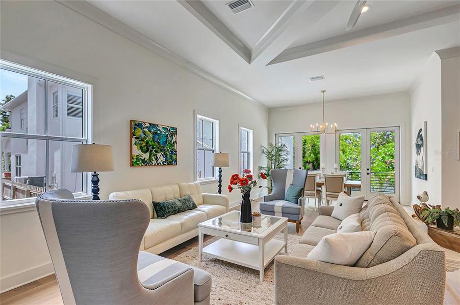 Furnished interior view inside a new home in , Tampa (Image 7).