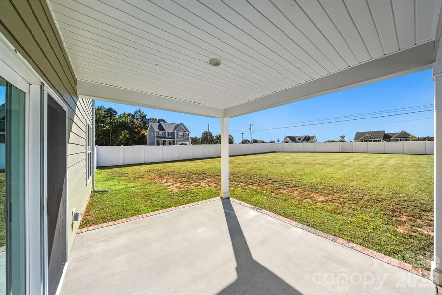 Exterior details and patio area of a home in , Stanfield (Image 32).