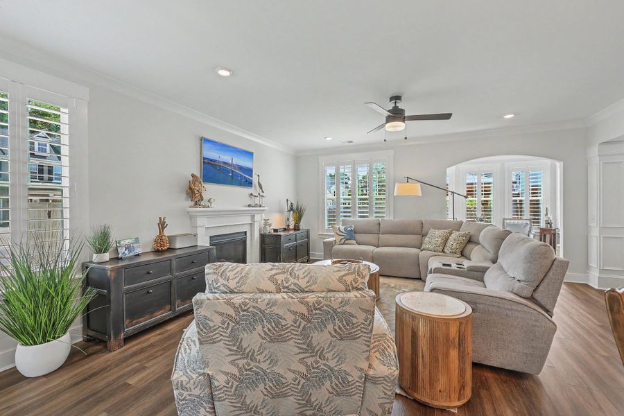 Furnished interior view inside a new home in , Johns Island (Image 8).