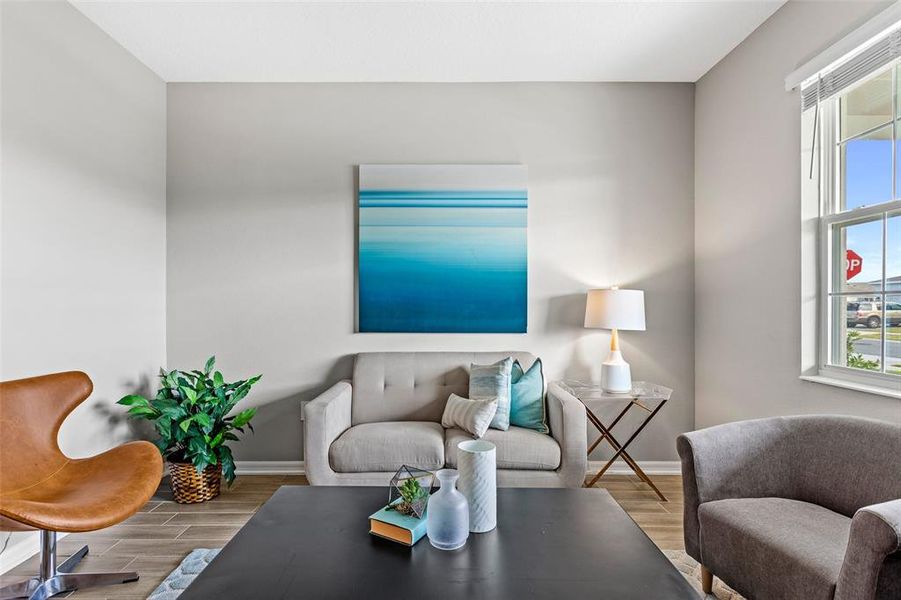 Furnished interior view inside a new home in Bridgewalk, St. Cloud (Image 11).