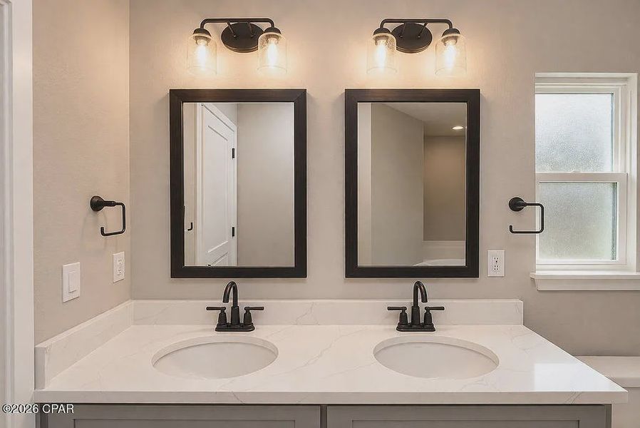 Close-up of interior finishes inside a home in College Station, Panama City (Image 5).