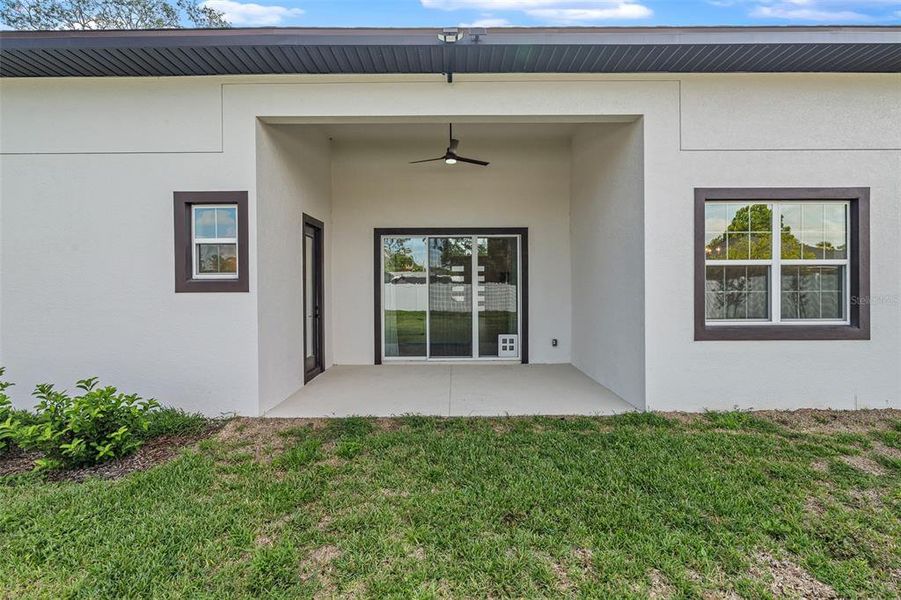 Exterior details and patio area of a home in , Palm Coast (Image 27). Exterior details and patio area of a home in , Palm Coast (Image 27).