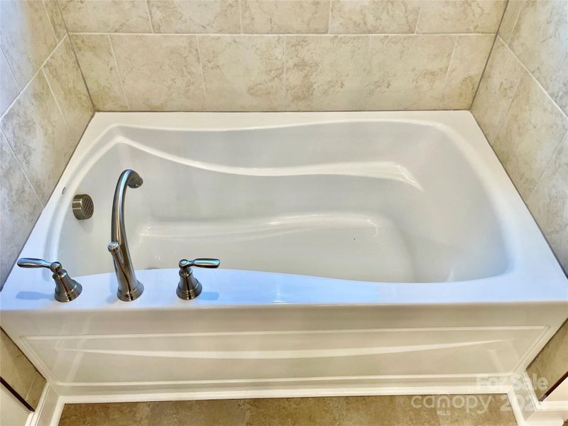 Soaker Tub in Primary Bathroom