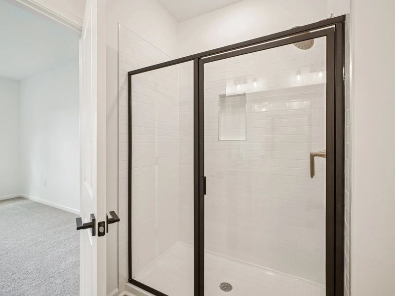 Primary Bath featuring the AW Collection® Serene - Clean forms offer quiet luxury.