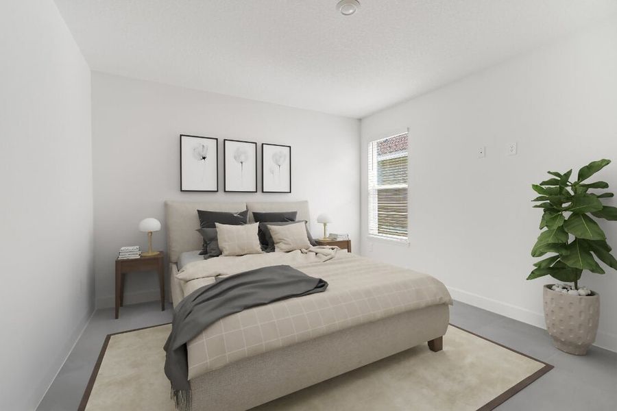 Representative furnished interior of a home built from the Saint Clair by Taylor Morrison in Harvest at Ovation, Winter Garden (Image 20).