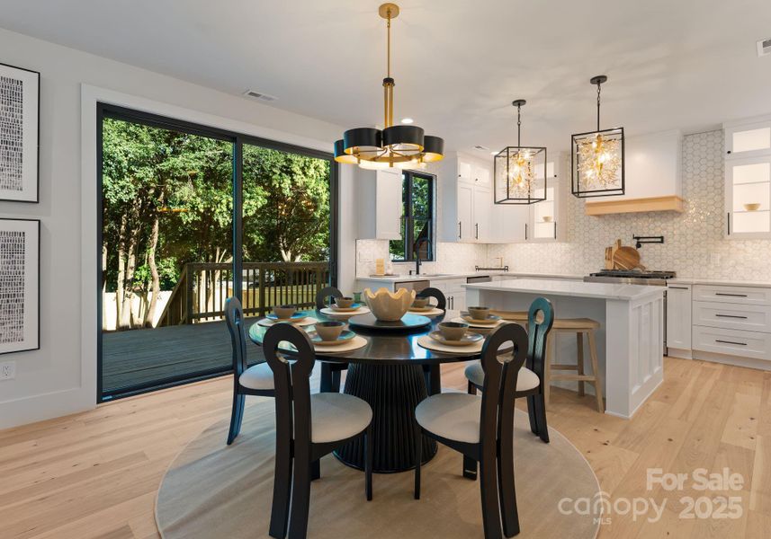 Furnished interior view inside a new home in , Charlotte (Image 9). Furnished interior view inside a new home in , Charlotte (Image 9).