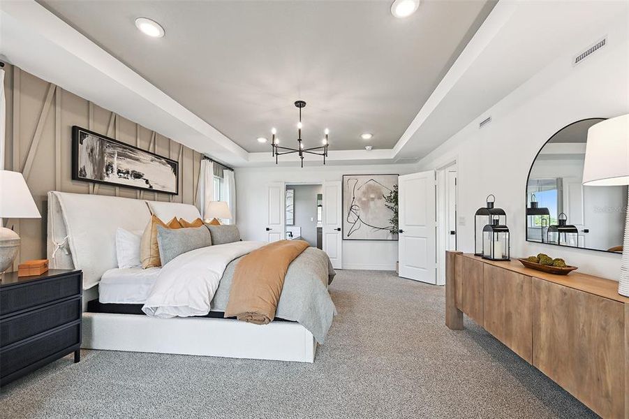 Furnished interior view inside a new home in Estates at Lake Jesup, Sanford (Image 12).
